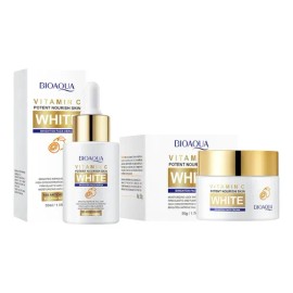 Kit Bioaqua Vitamina C Suero + Crema Facial Kit Aclarante