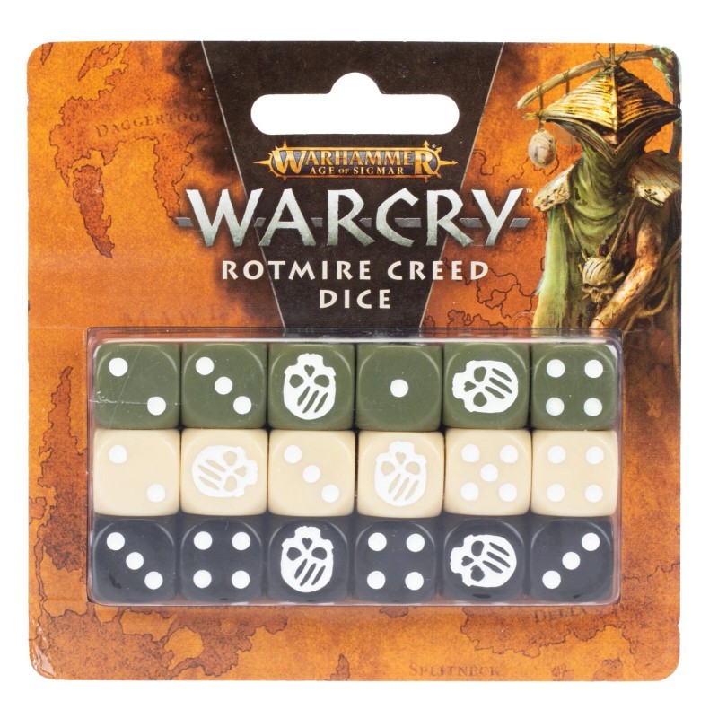Games Workshop WARCRY: ROTMIRE CREED DICE