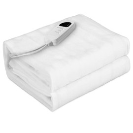 WELLHUT Heating Massage Table Warmer, 75x36in Heated Mattress Pad w/ 5 Heat Levels, 8 Timer Settings, UL Certified Electric Twin Bed Heating pad, Spa Massage Bed Warmers, Machine Washable