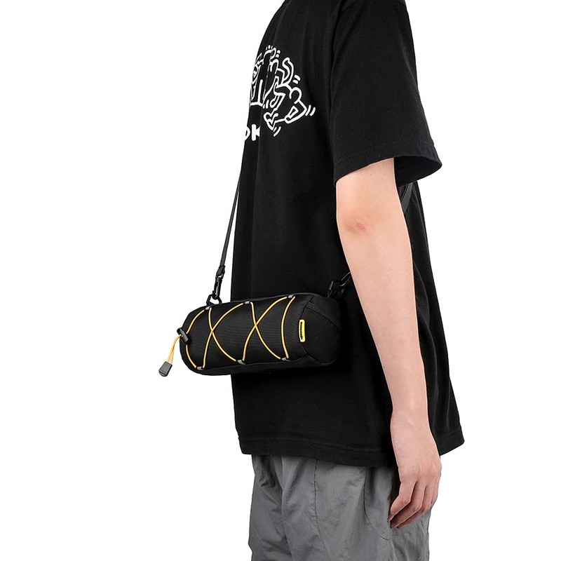 Rhinowalk Bike Handlebar Bag, Bicycle Front Bag Frame Storage Roll