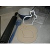 LARGE EASTER BUNNY RABBIT COOKIE CUTTER MADE IN USA PR217