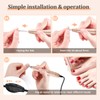 SUBAY Portable Electric Nail Drill Machine,Compact Electric Nail File for