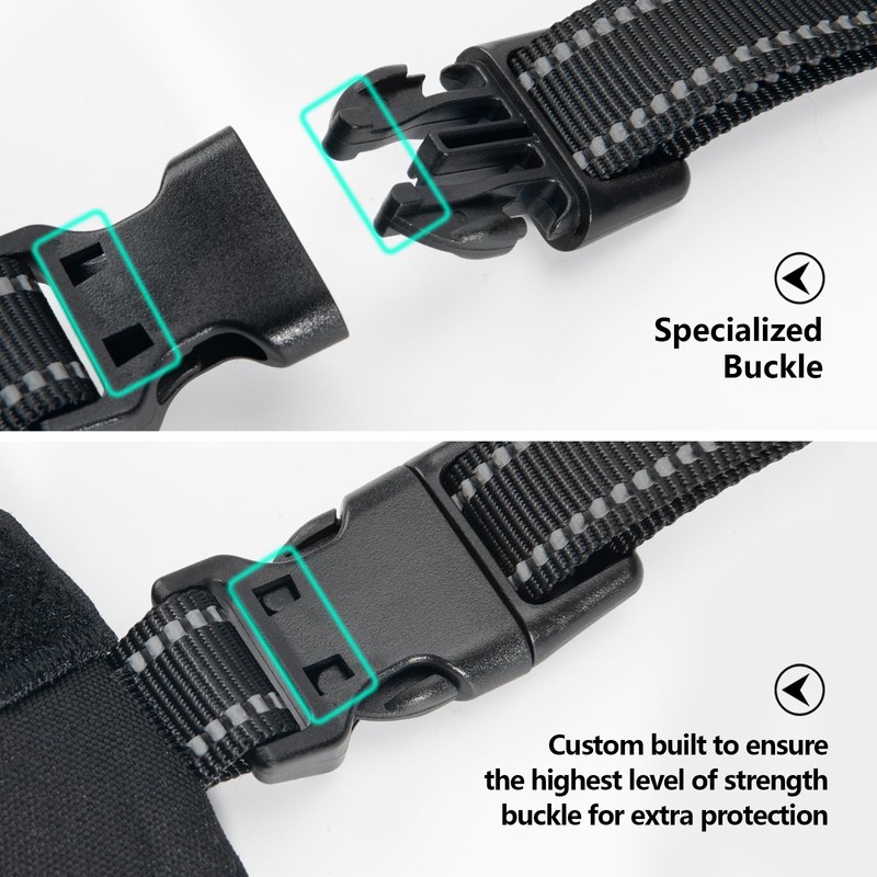 PHOEPET Adjustable No Pull Safety Dog Harness for Medium and