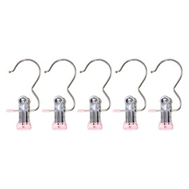 Space Saving Clothes Peg Storage Hat Pants Hanging Travel Hook Stainless Steel Boot Hanger Clips Boot Hanger for Small Storage Containers (C, One Size)