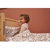 Meyco Baby Bedding Ikat Cot Bed (Breathable Material, 100% Cotton