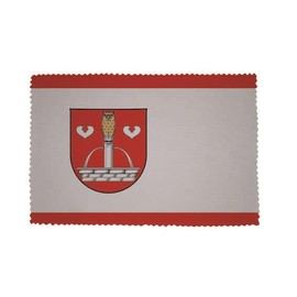 U24 Brillenputztuch Queickborn Fahne Flagge Glasreinigungstuch Microfasertuch