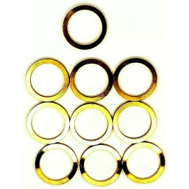 Pro Right industry Gaskets Brass Ring Adapter Reducer Bushing for Circular Diamond Blade - 10 Pack
