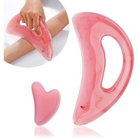 Large  Gua Sha Tool - Resin Guasha Tool for , , Back, s,  Sculpting Tools for Eliminate Cellulite and Promote Lymph Circulation - Color: green