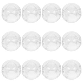 DIYEAH Bead Chain Crimp Stop 12pcs Transparent Bead Chain Crimp Stop Buckle Adjustable Length Connector for Roller Shades Window Blinds Accessories