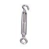 5Pcs Turnbuckle Hook and Eye Wire Rope Tension 304 Stainless