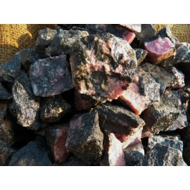 3000 Carat Lots of Rhodonite Rough - Plus a FREE Faceted Gemstone