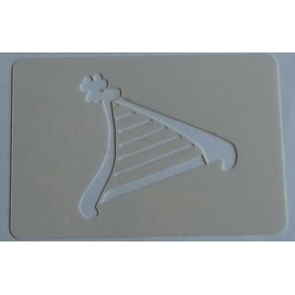 Body Art Desire Shamrock & Leprechaun face painting stencils reusable many times Ireland Irish