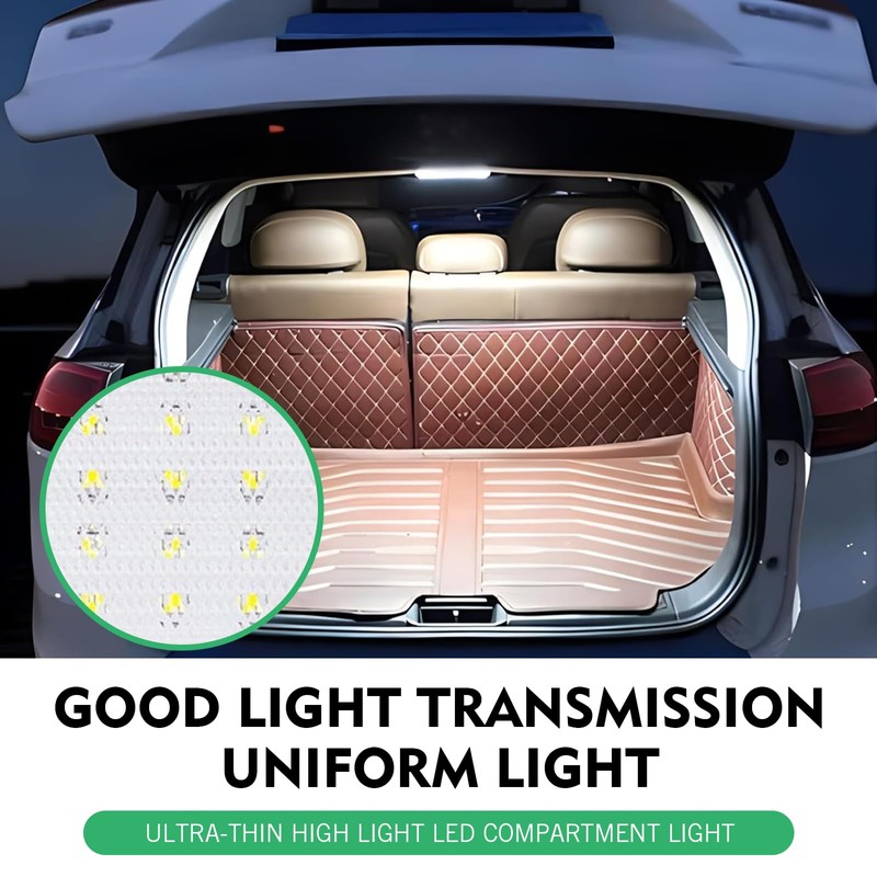 yorpyep 2 PCS Car Dome Light, 48LED Ultra-thin Adjustable High-brightness