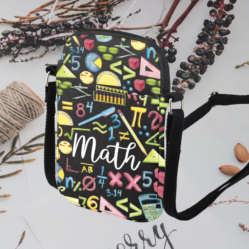 UJIMS Math Teacher Appreciation Gift Math Lover Crossbody Bag Mathematical