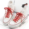 DANHUA Flat Thick Sneakers Shoelaces: 2 Pair 47.24 inch Red
