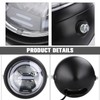 Uchoose 6.5Inch Motorcycle Round LED Headlights Front Headlamp Features Distance