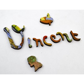 Mini Wooden Jigsaw Puzzle for Adults- Bedroom in Arles by Vincent Van Gogh - 50 Pieces by Nautilus Puzzles