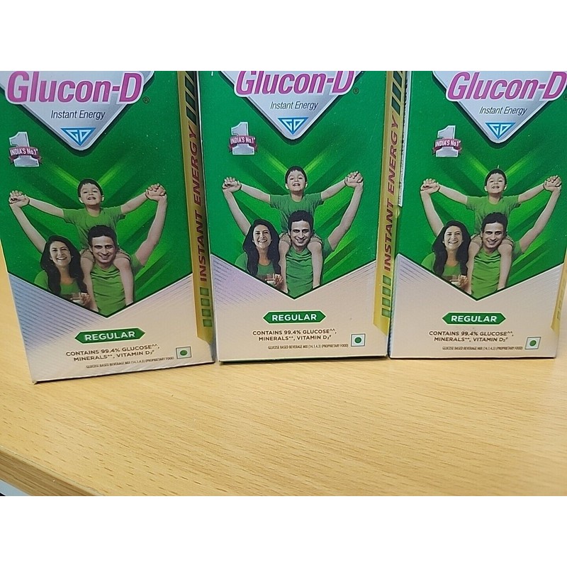 Glucon D (3) Glucon-D Natural Instant Energy Health Drink Regular