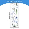 RUCUDIM Blue Dandelion Window Sticker, Butterfly Window Sticker, Flowers, Double-Sided