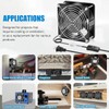 GDSTIME AXIAL Fan 12038, 110V 120V AC 120mm x 38mm