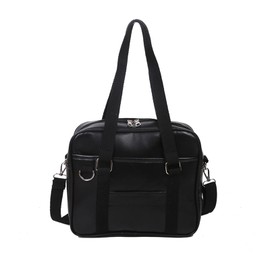 Maytopia BB01 School Bag, Boston Bag, Student Bag, School Bag, School Ban, Synthetic Leather School Bag, PU Leather, Lightweight, Girls, High School Students, Commuting to School Students, Unisex,