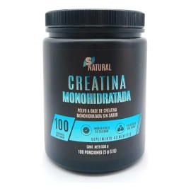 Creatina Monohidratada Sin Sabor 500g S Natural 100 Porciones Sin Gluten                                                                              