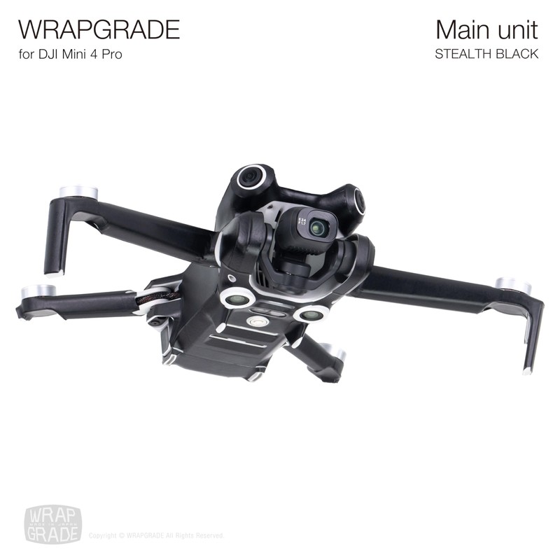 WRAPGRADE Skin Stickers Compatible with DJI Mini 4 Pro |