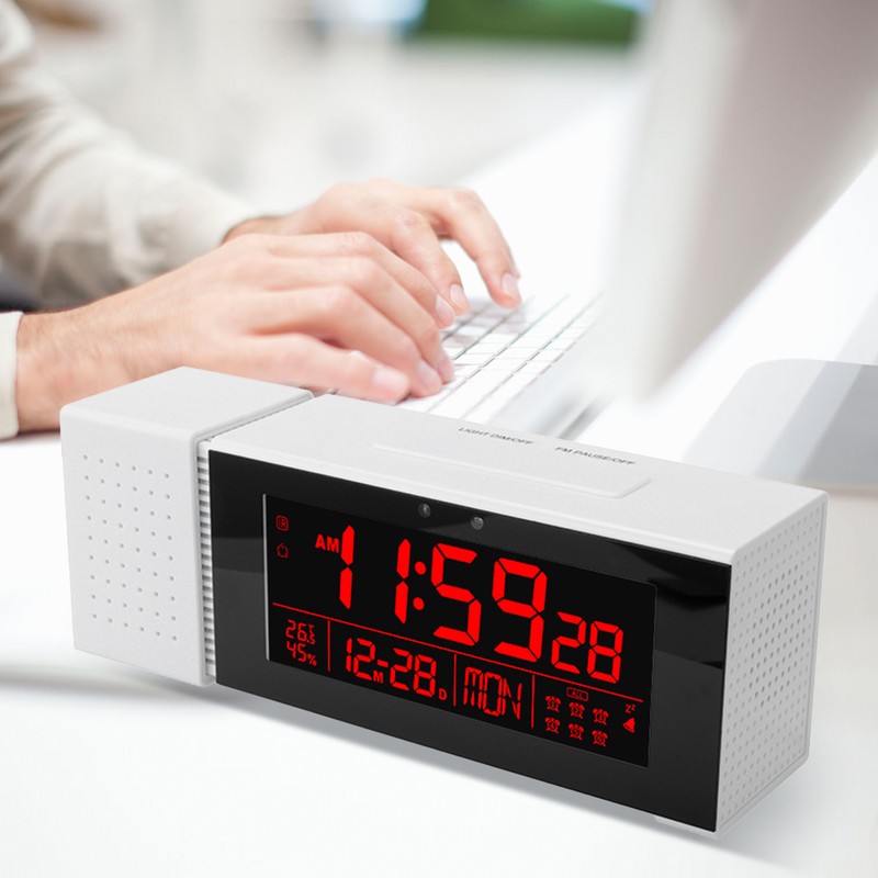 TSP30 Night Light Digital Clock Alarm with FM Radio Temperature