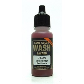 Vallejo Washes 17 ml Acrylic Paint - Red Shade