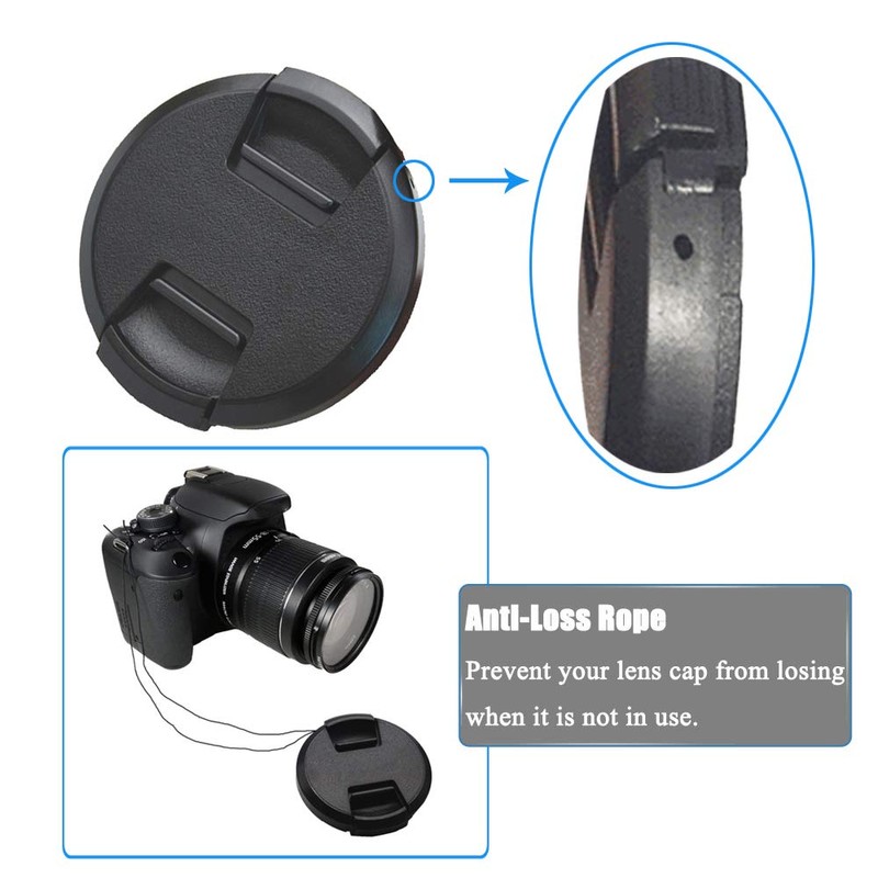 Center Pinched Lens Cap for Nikkor Z 50-250mm Lens for