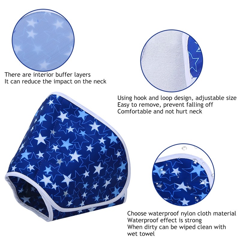 Nylon Cloth Star Pattern Pet Cat Anti Bite Waterproof Protective