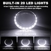 30X Charge Magnifying Glass with Light, NUEYiO 4.33Inch Large Handheld