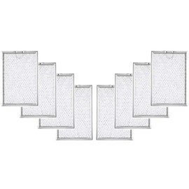 Replacement Microwave Grease Filter For GE WB06X10309 - 8 Filters