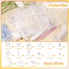 150 Pcs Silver Nail Charms, 15 Styles Gun Star Butterfly