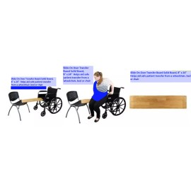 Slide On Over Transfer Board Solid Board, 8"x24"  Help aid safe patient transfer