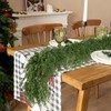 FAJUNZH 1PCS-9FT Artificial Christmas Garland with Dragon Juniper Leaves, Festive