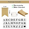 30pcs Burlap Baner PreStringed, DIY Custom Your Prty Banner Kit-Include