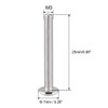 sourcing map Machine Screws, M3x25mm Phillips Screw, 304 Stainless Steel,