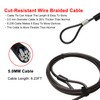 Computer Laptop Cable Lock • Slot Plate 6.23ft Cable •