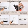 GENCAM Wall Mounted Holder for Shark Flexstyle, Acrylic Wall Mount
