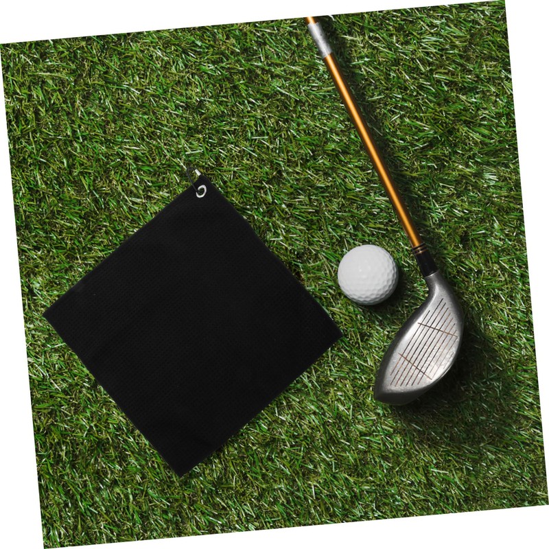 Outanaya Waffle Golf Cleaning Towel with Carabiner Soft Microfiber for