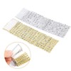 100Pcs Chair Sash Rings Holder With Easy Closure Diamond Wrap