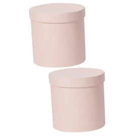 Abaodam 2pcs Box Bouquet Box Bride Vases in Bulk Wrapping Boxes Bridesmaid Cylinder Box