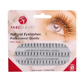 Individual False Eyelashes Flare Cluster Lash Extensions Knotted Lashes (Short 8mm)