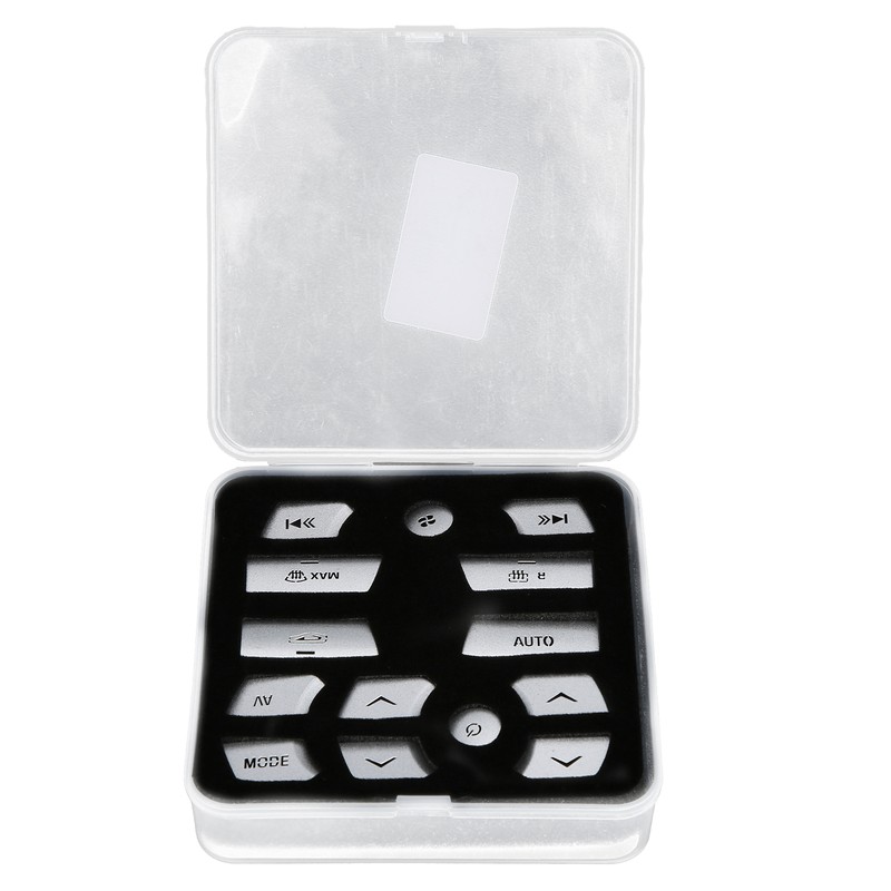 14Pcs Air Condition Button Cover Trim AC Control Stickers Fit