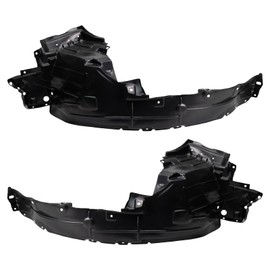 TRQ TRQ Front Inner Fender Liner Set Compatible with 2015-2017 Nissan Versa Note NI1248156 NI1249156