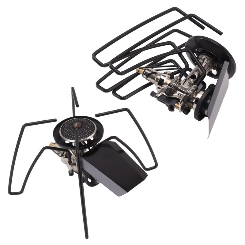 Outdoor Folding Gas Stove Mini Portable Strong Firepower Easy Control