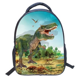 Runuo Nursery Backpacks, 3D Animal Print Dinosaur Nursery Toddler School Bags Children's Backpacks Hiking Daypacks, c