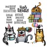 LZBRDY Kitty Cats Birthday Stamps and Dies Set for DIY
