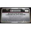 Brushed Finish License Plate Frame 4 Hole